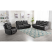 Mustang Power Reclining Sofa - Dark Grey